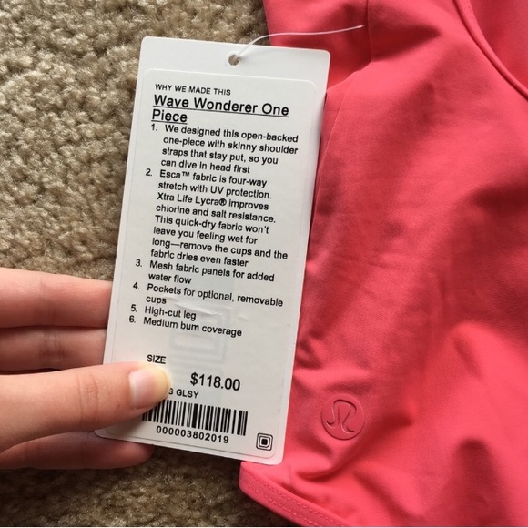 lululemon One Piece Bathing Suit NWT - Picture 4 of 5